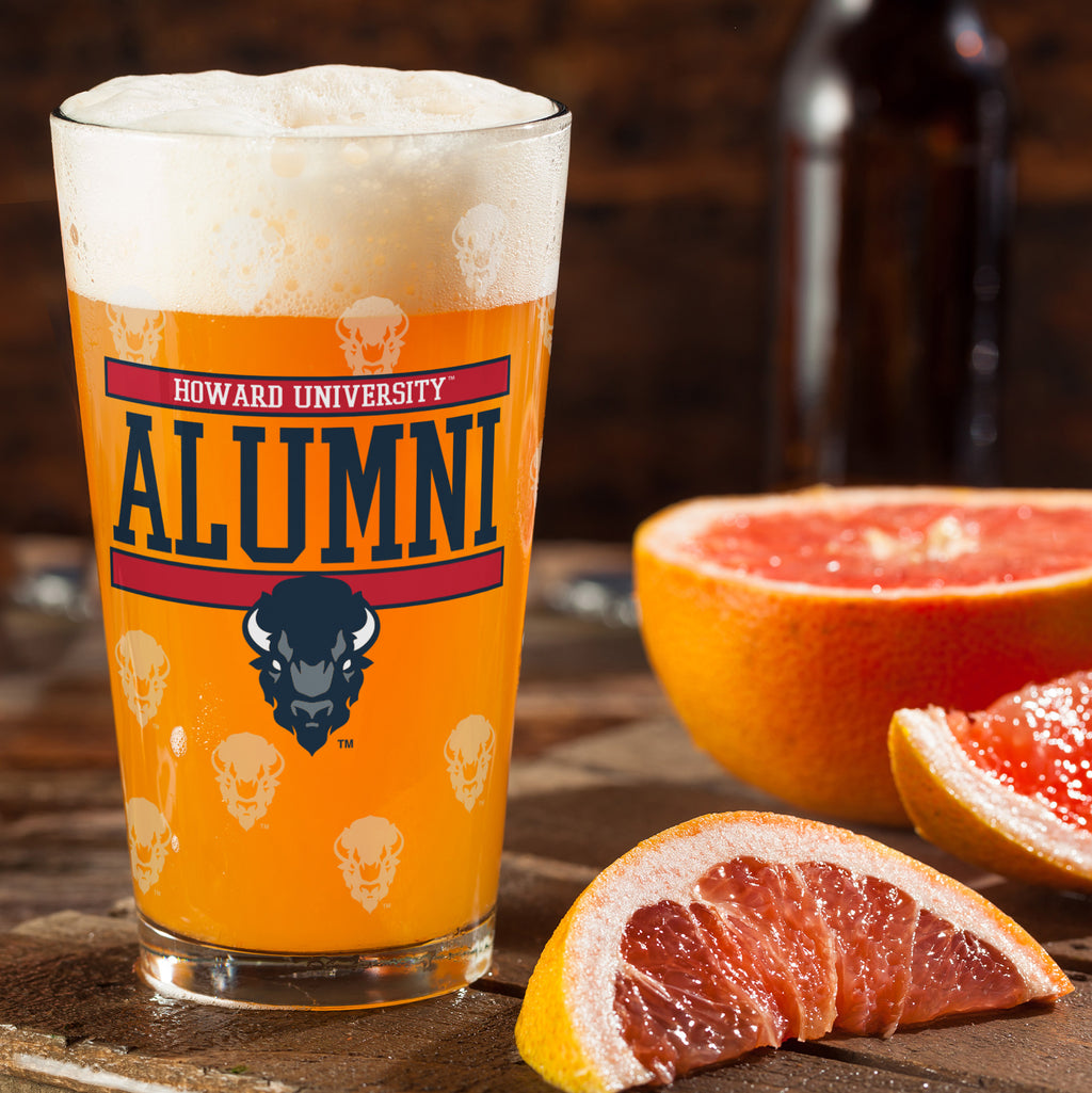 Set of 2 Howard Bisons 16oz XD Alumni Pints