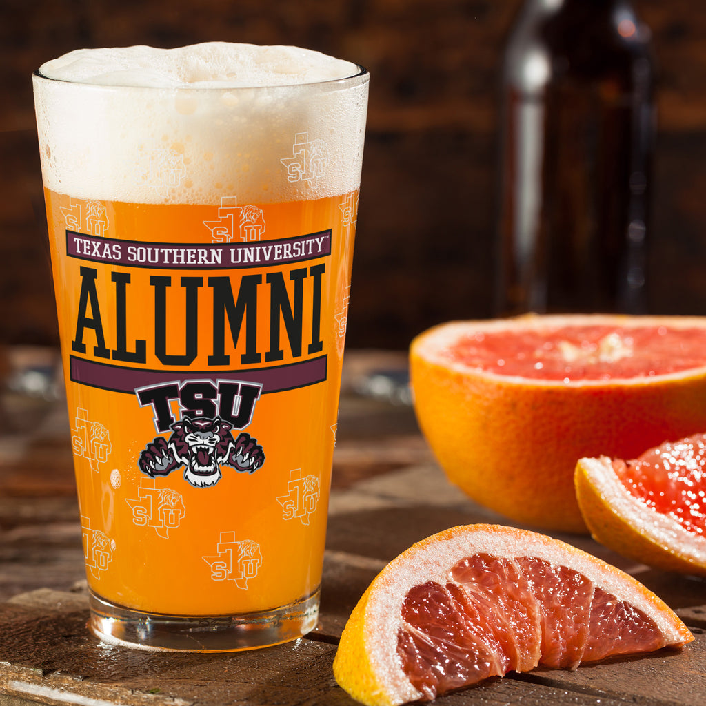 Set of 2 Texas Southern Tigers 16oz XD Alumni Pints
