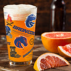 Set of 2 Boise State Broncos Local 16oz Pints