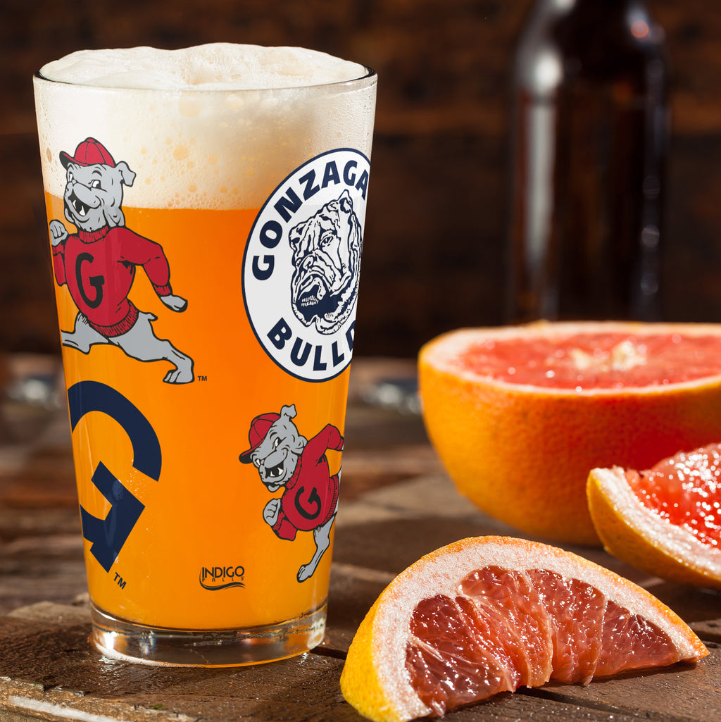 16oz Gonzaga Bulldogs College Vault Medley Pint 2 Pack