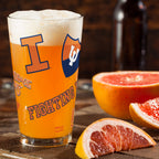 16oz Illinois Fighting Illini College Vault Medley Pint 2 Pack