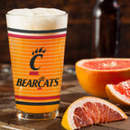 Set of 2 Cincinnati Bearcats 16oz Ring Pints