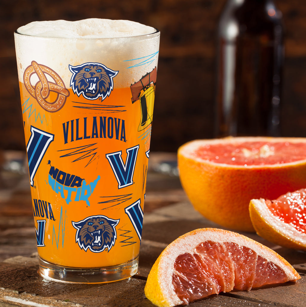 Set of 2 Villanova Wildcats Local 16oz Pints