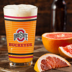 Set of 2 Ohio State Buckeyes 16oz Ring Pints