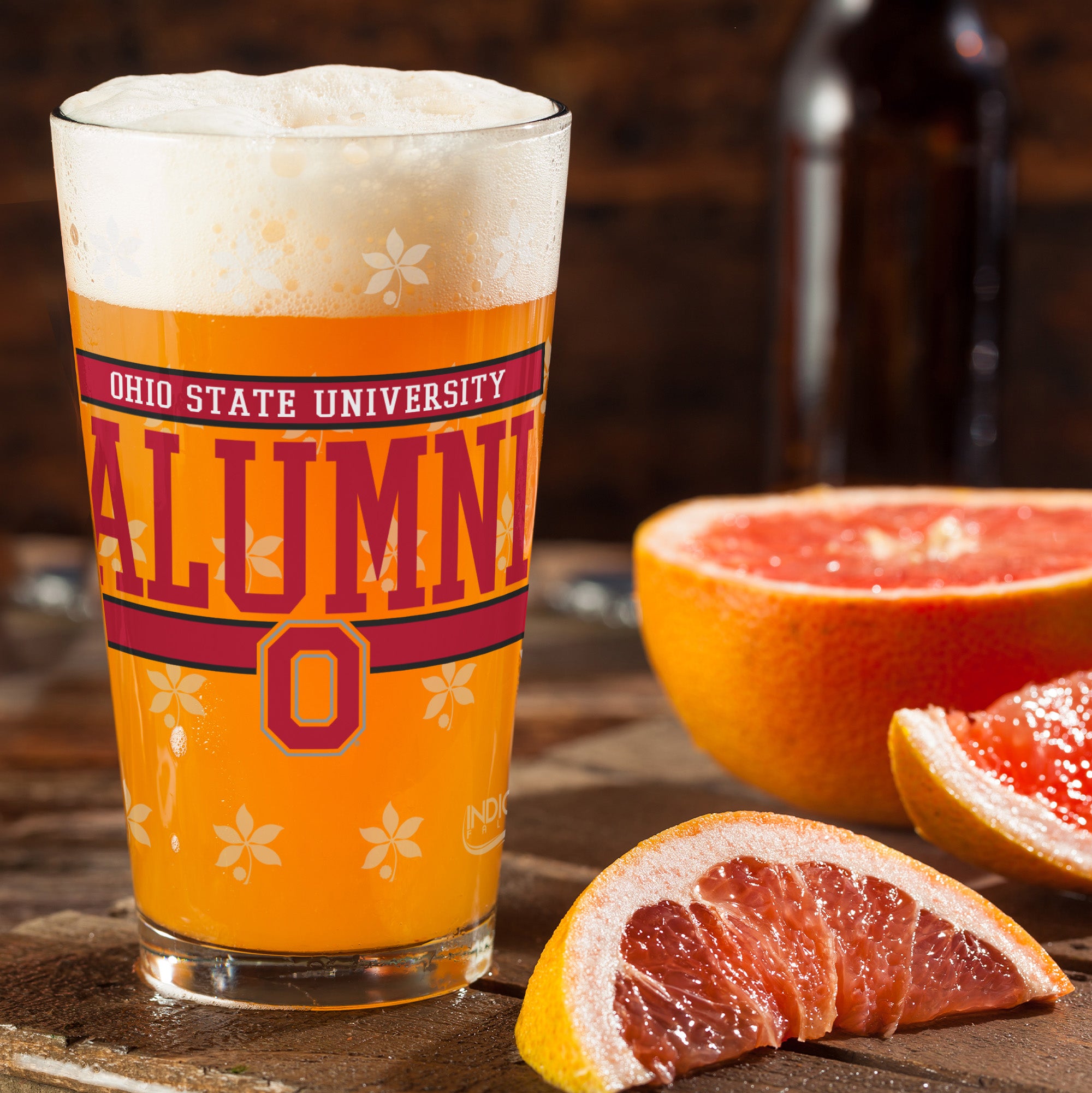 Set of 2 Ohio State Buckeyes 16oz Alumni Pints