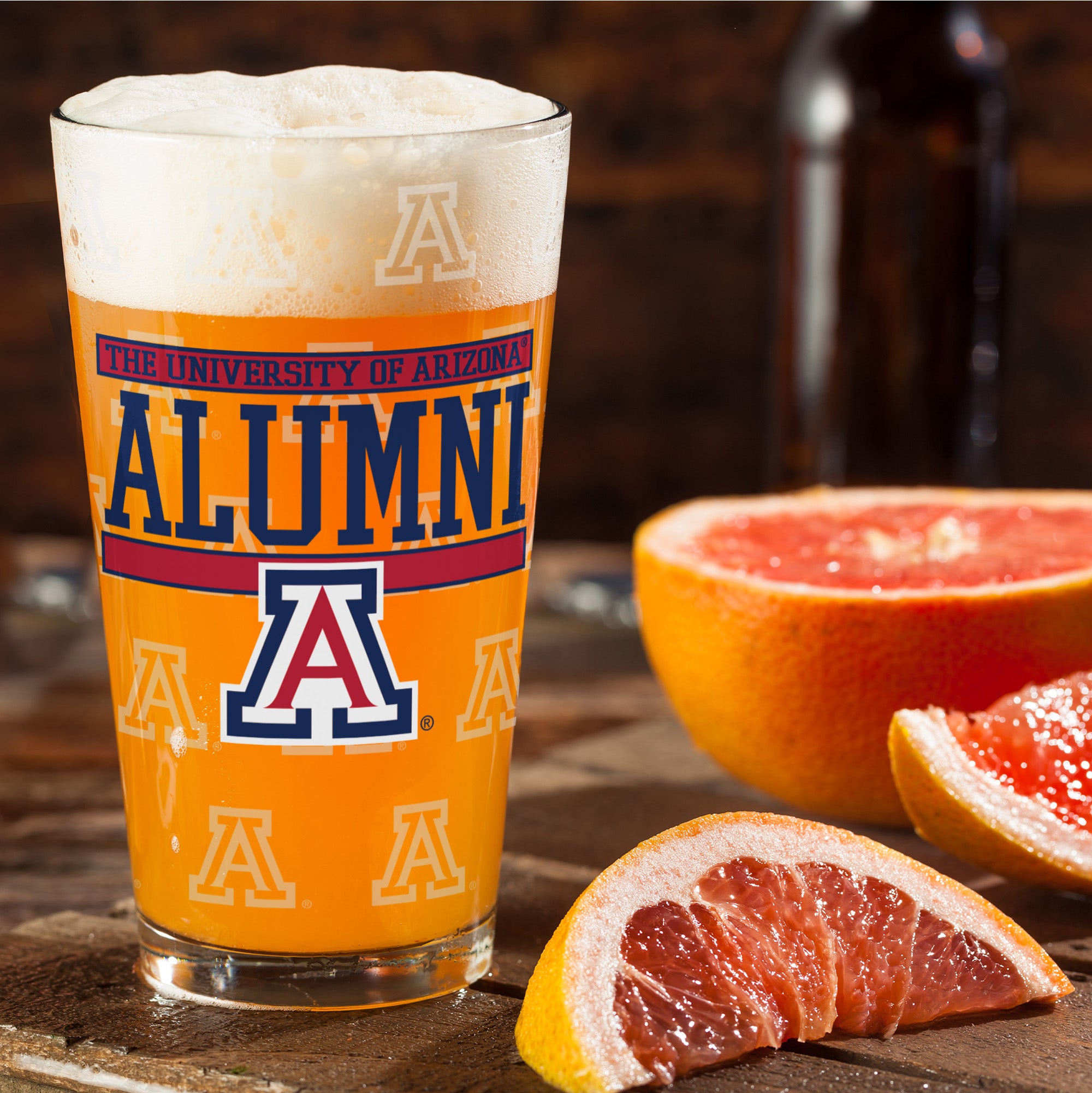 Set of 2 Arizona Wildcats 16oz XD Alumni Pints
