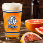 Set of 2 Drake Bulldogs 16oz Ring Pints