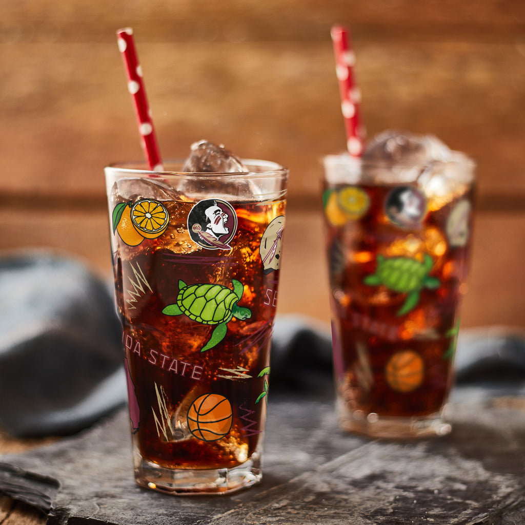 Set of 2 Florida State Seminoles Local 16oz Pints