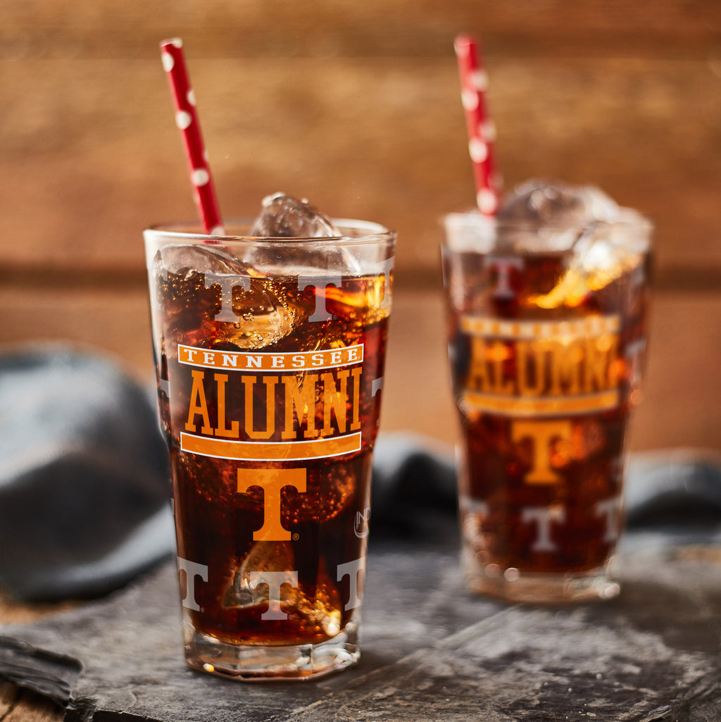 Set of 2 Tennessee Volunteers 16oz Alumni Pints