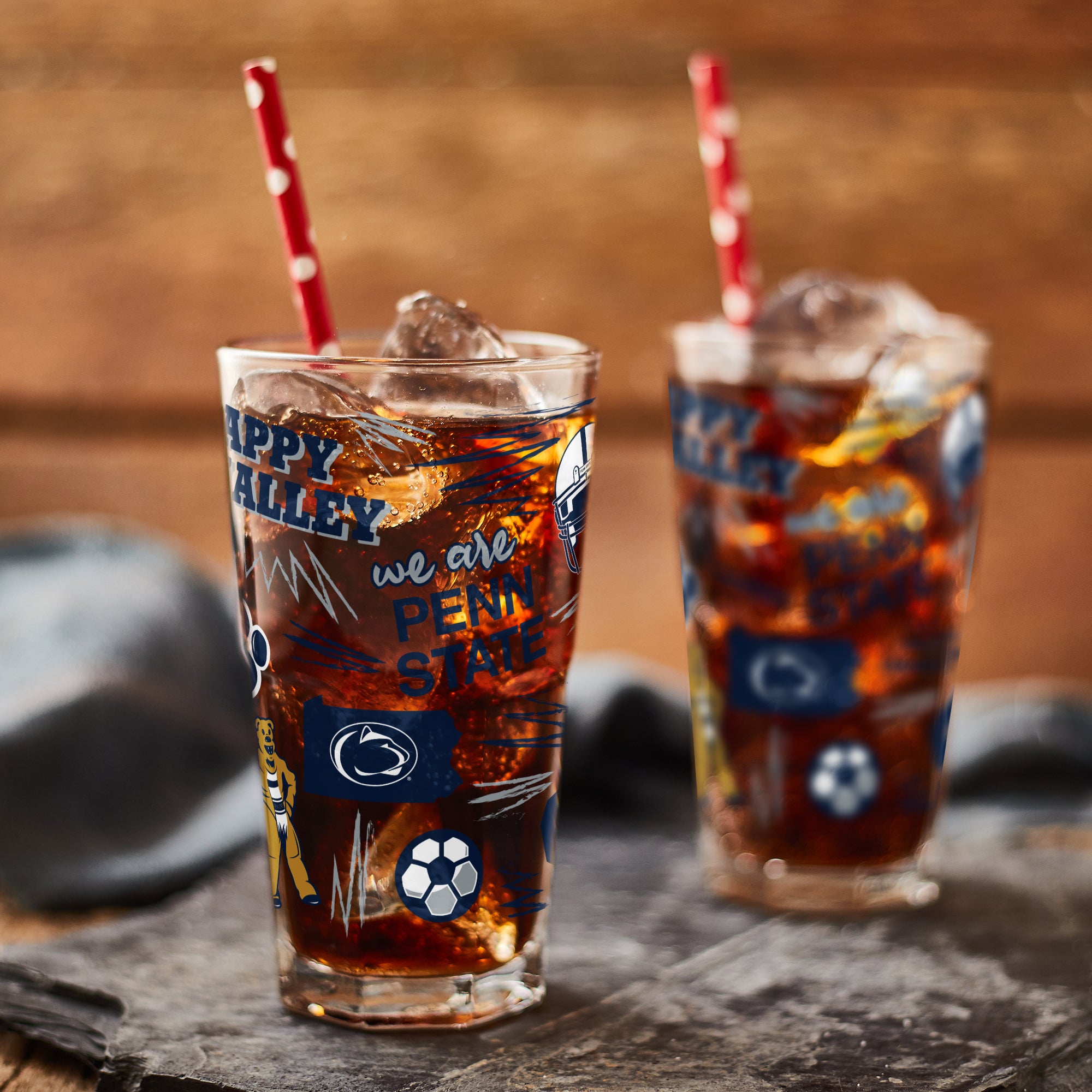 Set of 2 Penn State Nittany Lions Local 16oz Pints