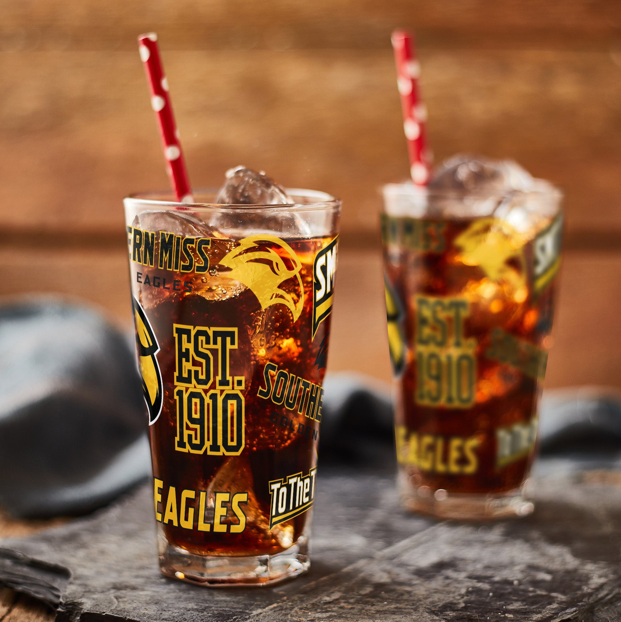 Southern Miss Golden Eagles 16oz Medley Pint 2 Pack