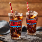 Set of 2 Delaware State Hornets 16oz XD Alumni Pints