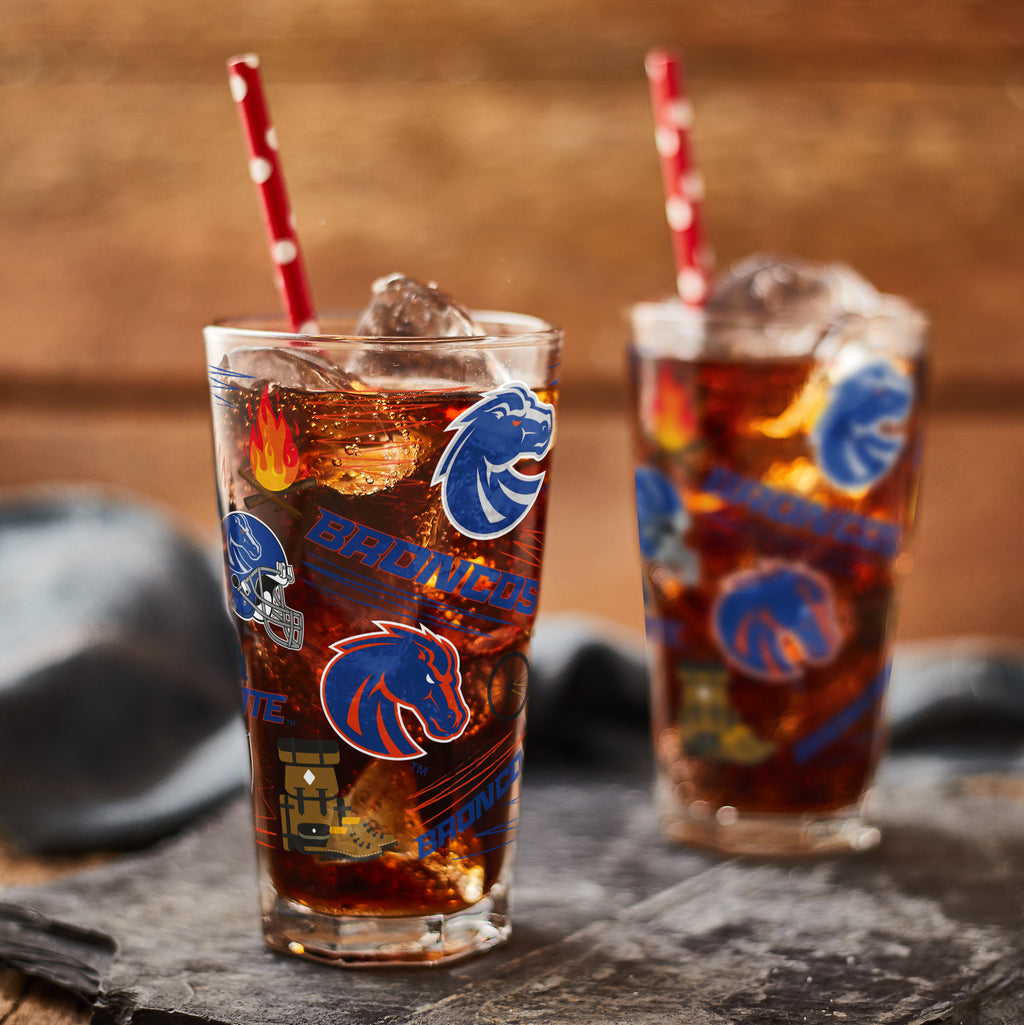 Set of 2 Boise State Broncos Local 16oz Pints