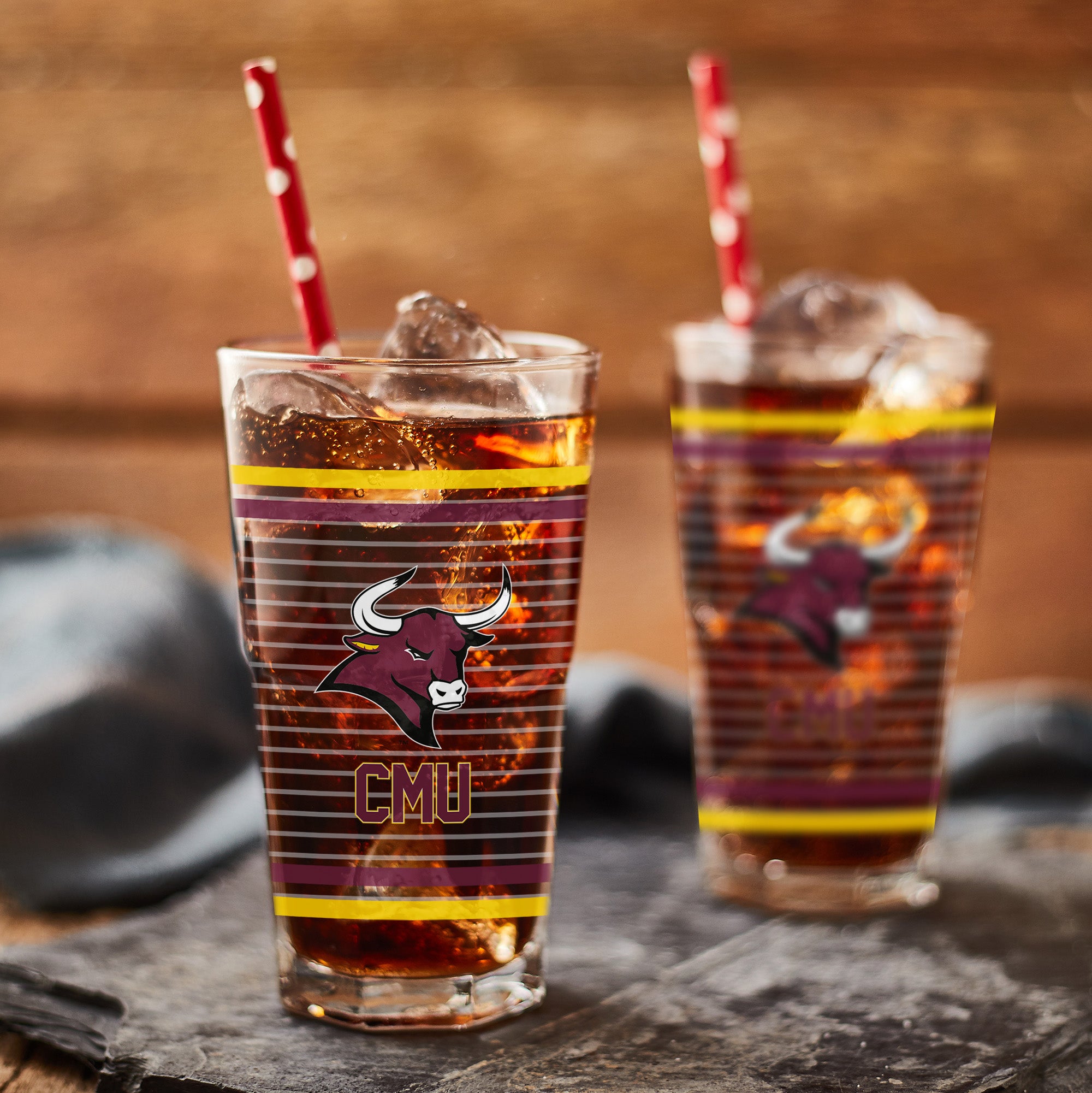 Set of 2 Colorado Mesa Mavericks 16oz Ring Pints