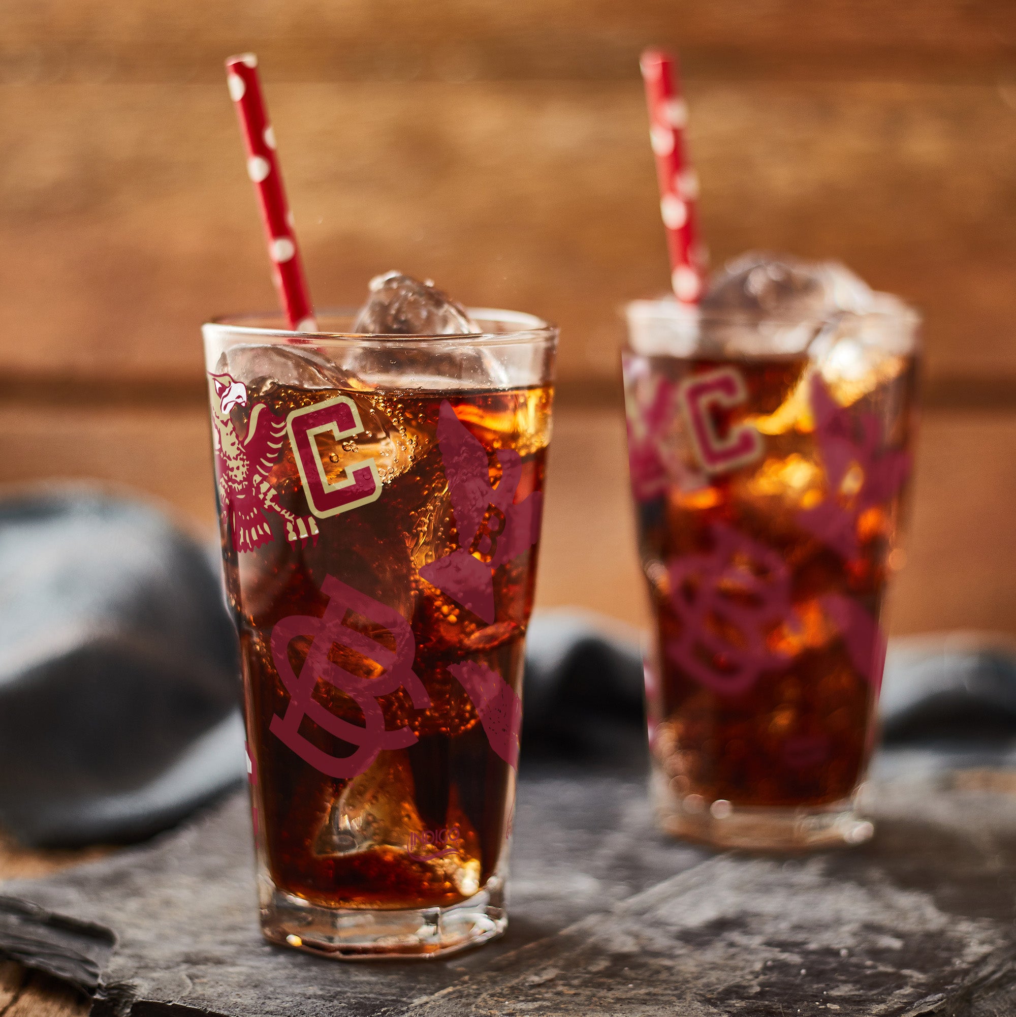 Set of 4 Boston College Eagles 16oz Medley Pint Glasses