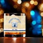Kentucky Wildcats Set of 2 College Vault Tan Retro 14oz Rocks Glasses