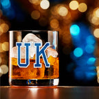 Set of 2 Kentucky Wildcats College Vault Sketch 14oz Rocks Glasses