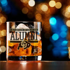 Set of 2 Colorado Buffaloes 14oz Alumni Rocks Glasses