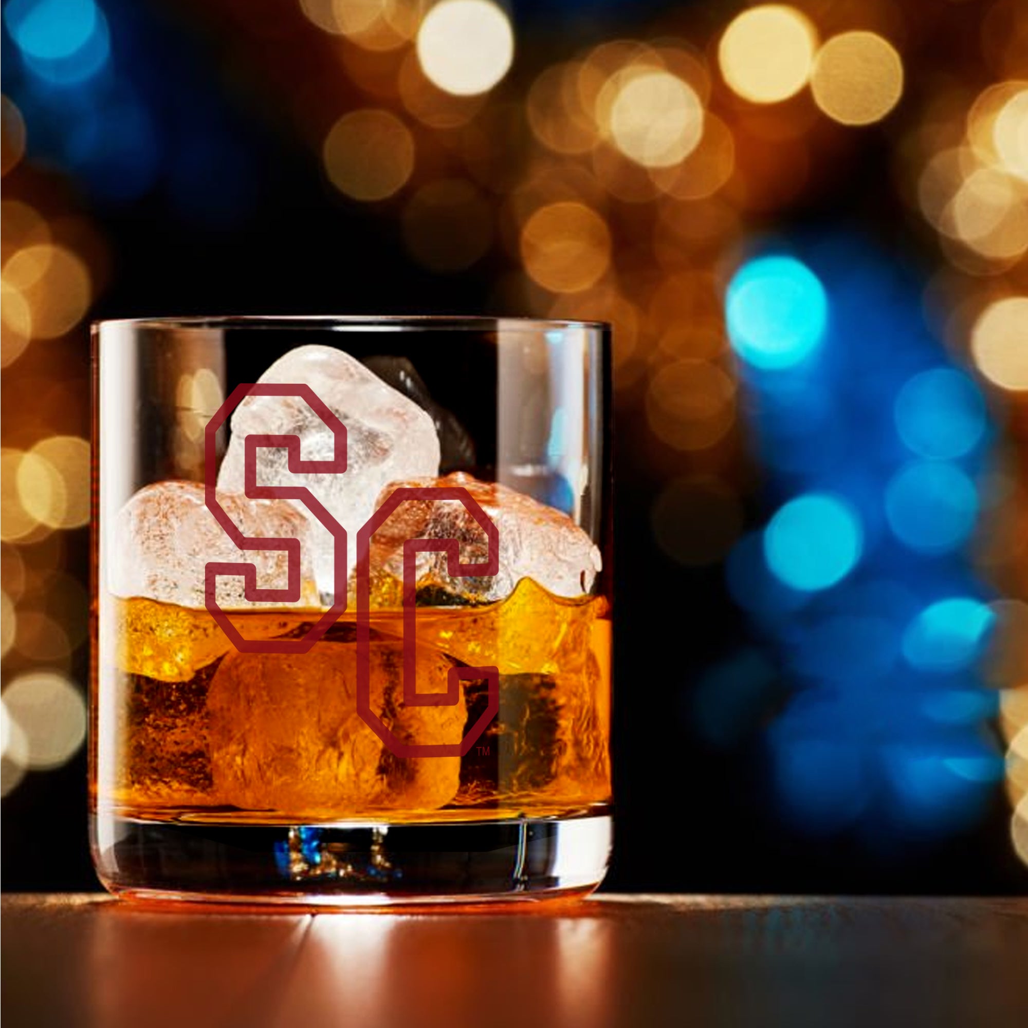 Set of 2 South Carolina Gamecocks College Vault Sketch 14oz Rocks Glasses