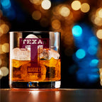 Set of 2 Texas A&M Aggies College Vault Sketch 14oz Rocks Glasses