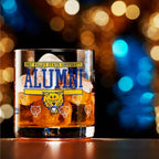 Set of 2 Fort Valley State Wildcats 14oz XD Alumni Rocks Glasses