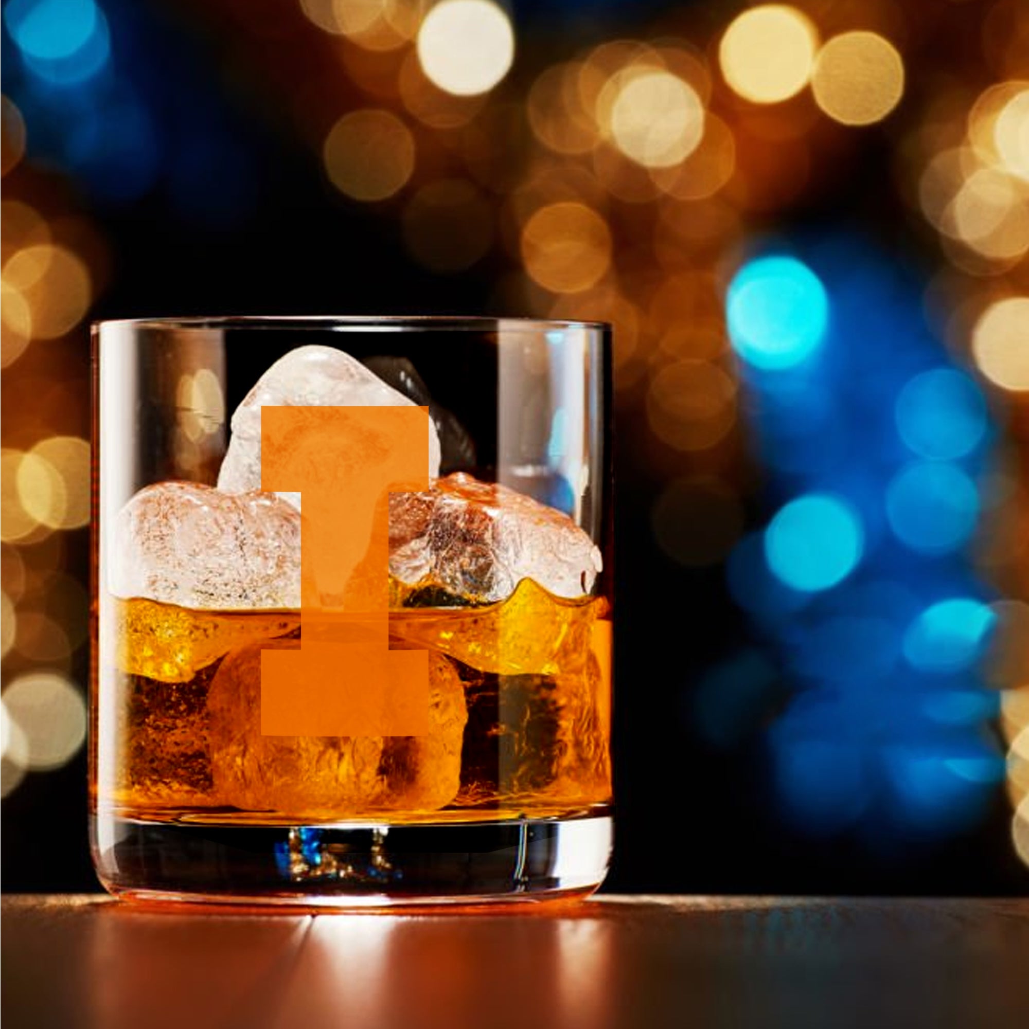 Set of 2 Illinois Fighting Illini College Vault Sketch 14oz Rocks Glasses