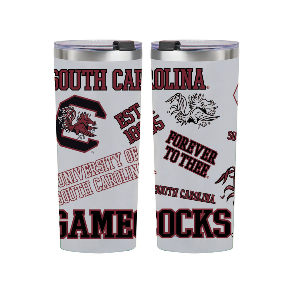 24oz South Carolina Gamecocks Medley Stainless Steel Tumbler