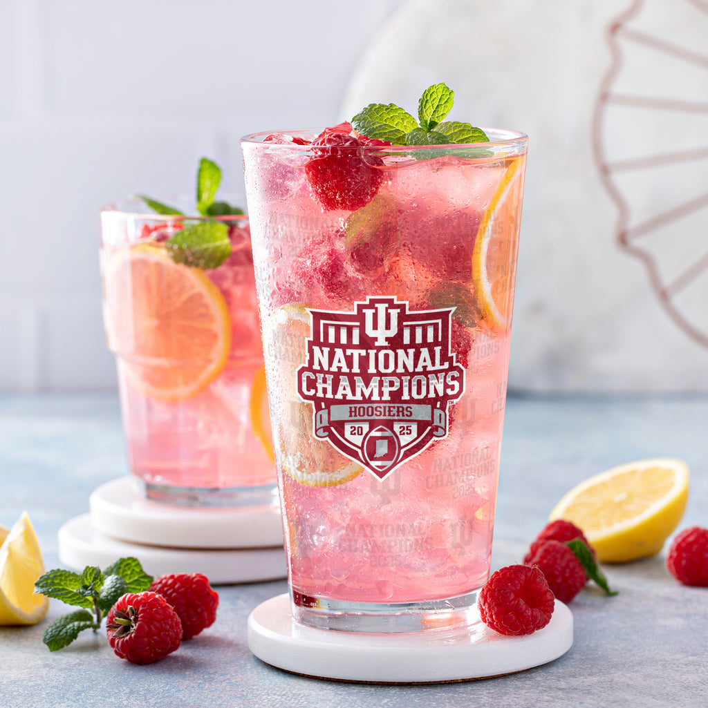 2025 CFP Football National Champions Indiana Hoosiers 2-Pack Pints