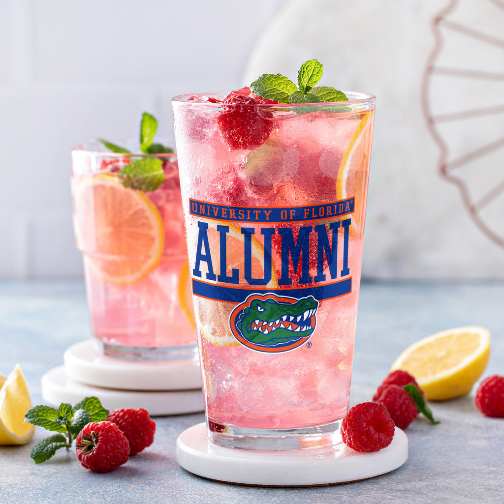 Set of 2 Florida Gators 16oz Alumni Pints