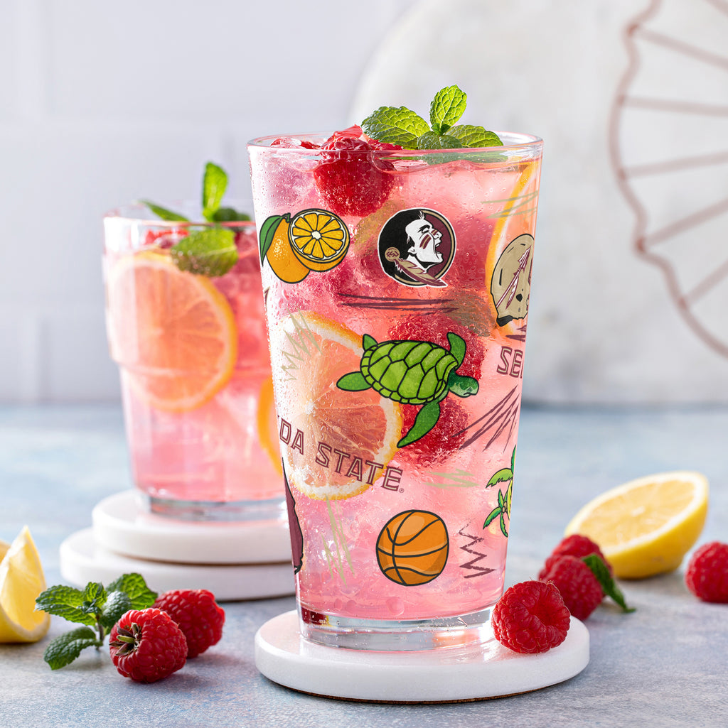 Set of 2 Florida State Seminoles Local 16oz Pints