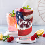Set of 2 Mississippi State Bulldogs 16oz Americana Pints