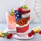 Set of 2 Oklahoma State Cowboys 16oz Americana Pints