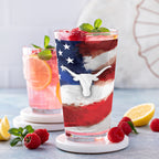 Set of 2 Texas Longhorns 16oz Americana Pints