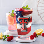 Set of 2 Texas Tech Red Raiders 16oz Americana Pints