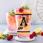 Set of 2 App State Mountaineers 16oz Ring Pints