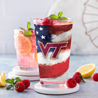 Set of 2 Virginia Tech Hokies 16oz Americana Pints