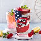 Set of 2 Western Kentucky Hilltoppers 16oz Americana Pints