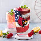 Set of 2 Louisville Cardinals 16oz Americana Pints