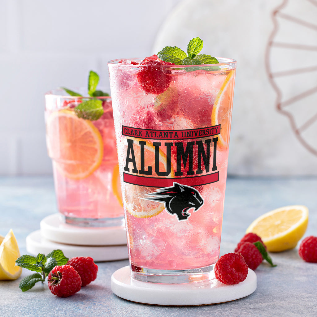 Set of 2 Clark Atlanta Panthers 16oz XD Alumni Pints