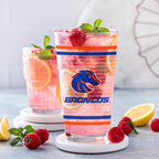 Set of 2 Boise State Broncos 16oz Ring Pints