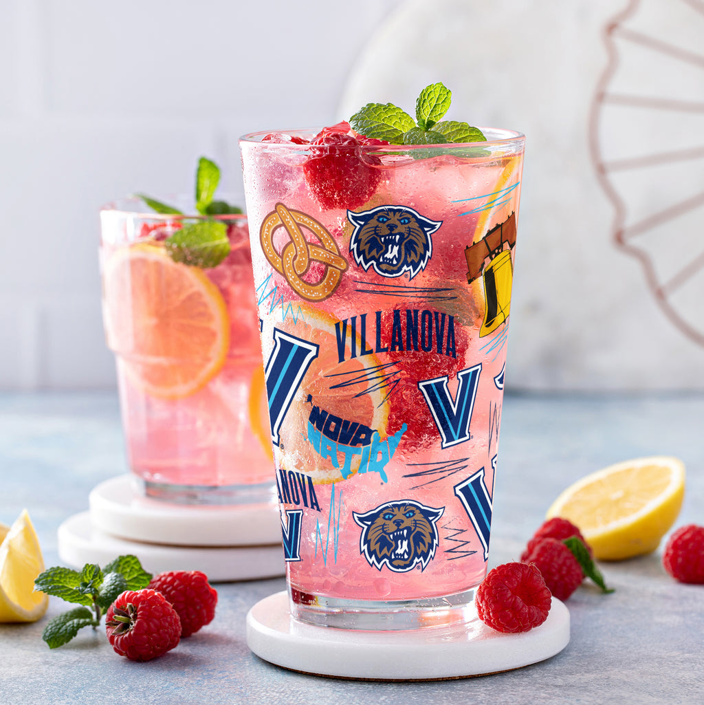 Set of 2 Villanova Wildcats Local 16oz Pints