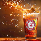 Set of 2 Alabama Crimson Tide Campus Line Art 16oz Pints
