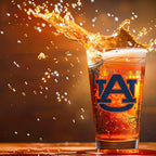 Set of 2 Auburn Tigers Campus Line Art 16oz Pints