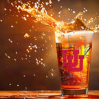 Set of 2 Utah Utes Campus Line Art 16oz Pints