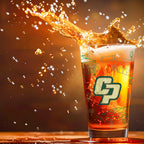 Set of 2 Cal Poly Mustangs Campus Line Art 16oz Pints