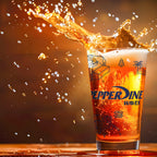 Set of 2 Pepperdine Waves Campus Line Art 16oz Pints