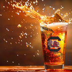 Set of 2 South Carolina Gamecocks Campus Line Art 16oz Pints