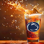 Set of 2 Penn State Nittany Lions Campus Line Art 16oz Pints