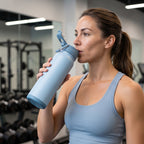 24oz Light Blue Triple Option Bottle