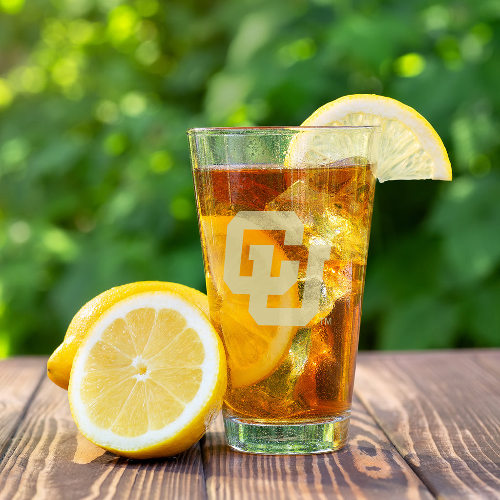 Set of 2 Colorado Buffaloes College Vault Sketch 16oz Pints